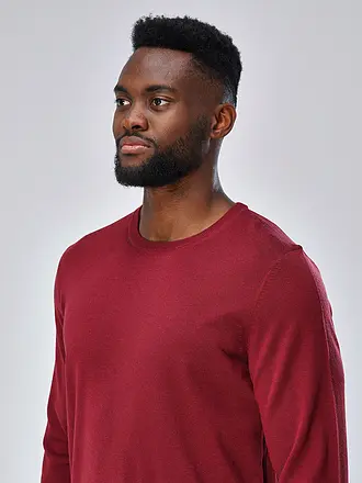BOSS | Pullover Coupe Slim LENO-P | rot